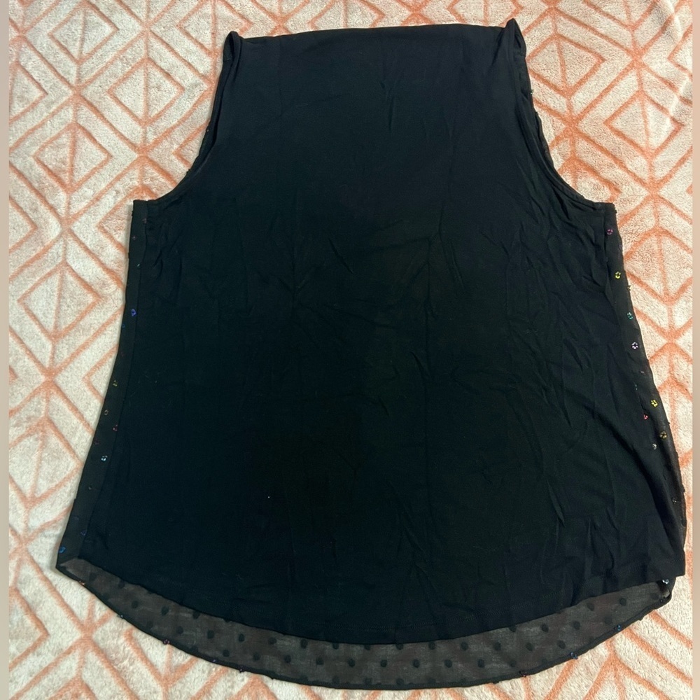 #85 Black blouse, with colored accent - Picture 5 of 5